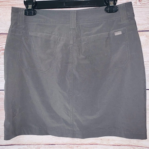 Eddie Bauer Adventurer 2.0 Hiking High Rise Athleisure Skort Skirt Gray Size 4 - Picture 3 of 5